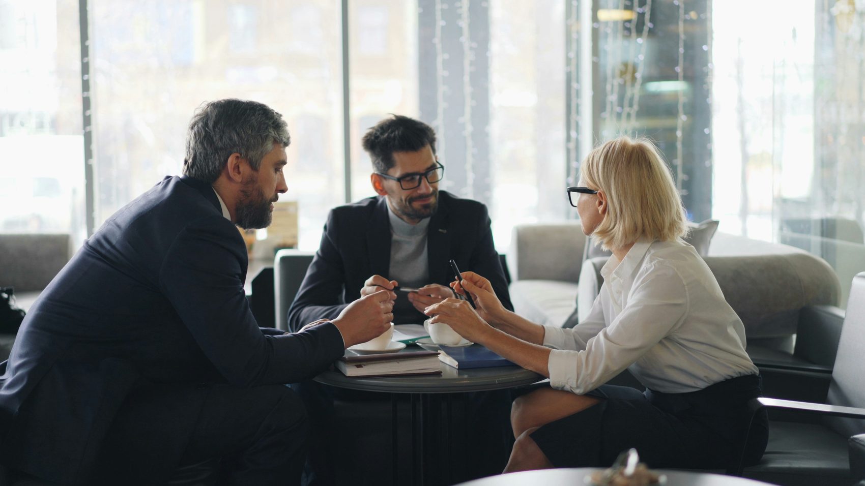 Working session with a client's team
